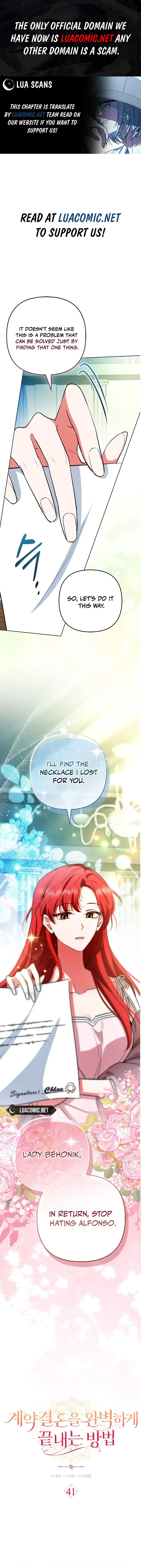 How to Perfectly End a Contract Marriage Chapter 41 Online - página 1