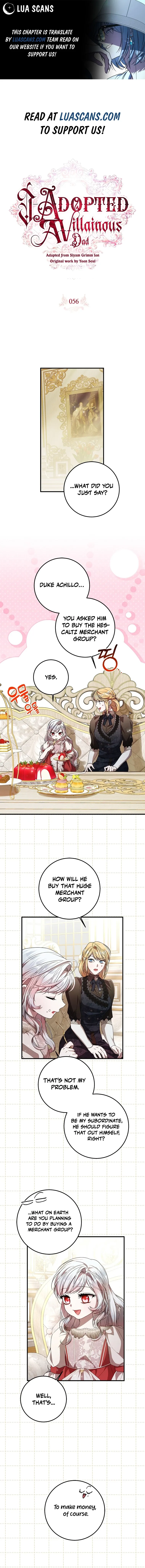 I Adopted A Villainous Dad Chapter 56 Online - página 1