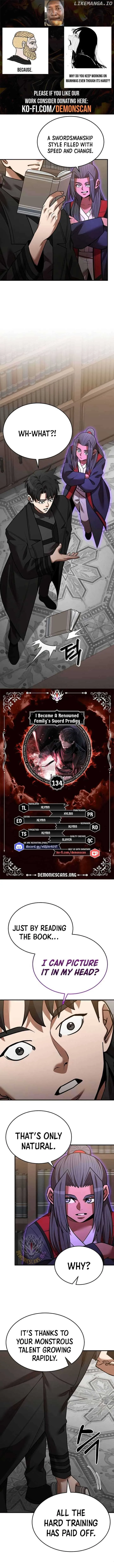 I Became a Renowned Family’s Sword Prodigy Chapter 134 Online - página 1