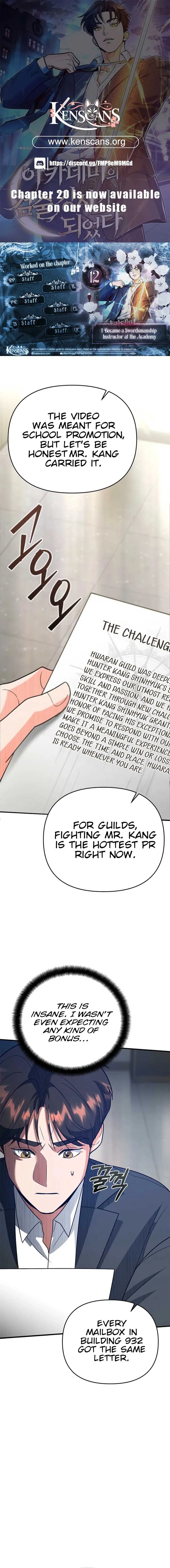 I Became a Swordsmanship Instructor at the Academy Chapter 12 Online - página 1