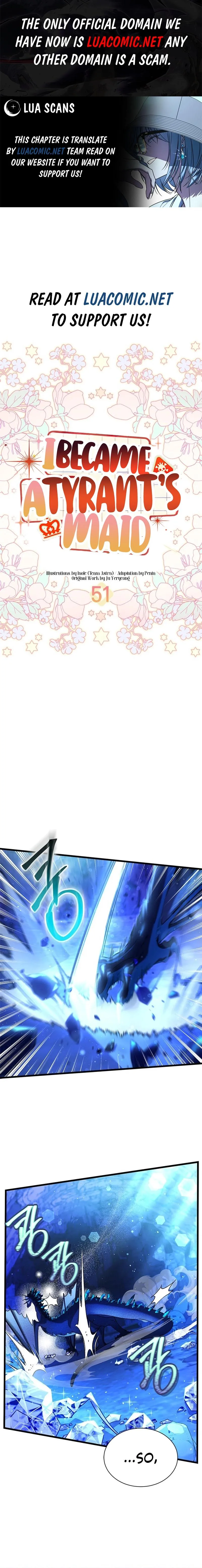 I Became a Tyrant’s Maid Chapter 51 Online - página 1