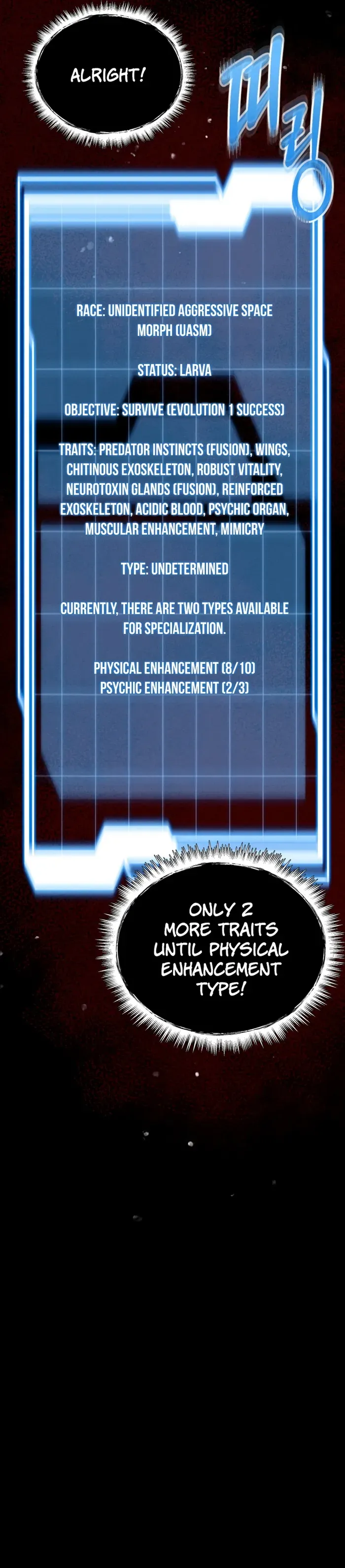 I became an evolving space monster Chapter 19 Online - página 23