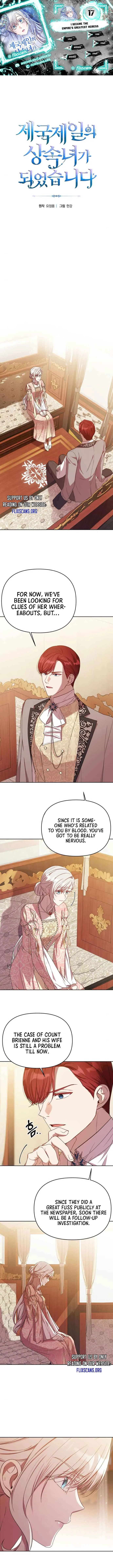 I Became the Greatest Heiress of the Empire Chapter 17 Online - página 1