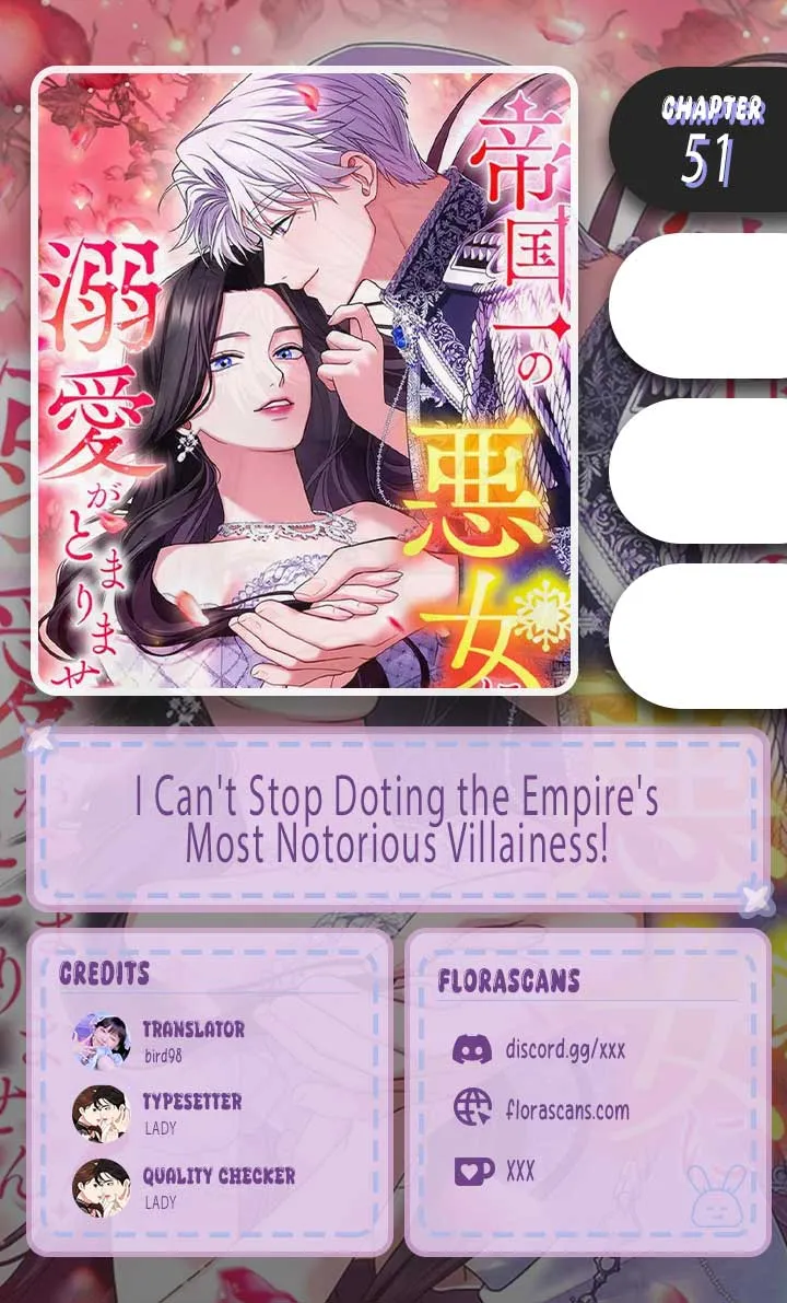 I Can’t Stop Doting the Empire’s Most Notorious Villainess! Chapter 51 Online - página 1