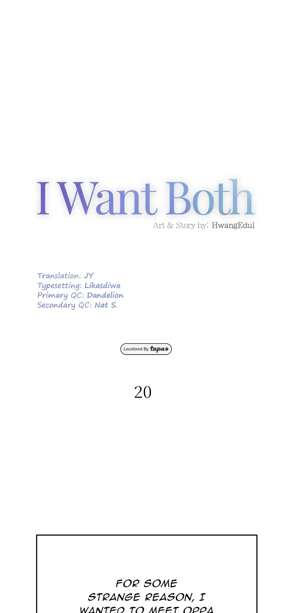 I Desire You Chapter 20 Online - página 1