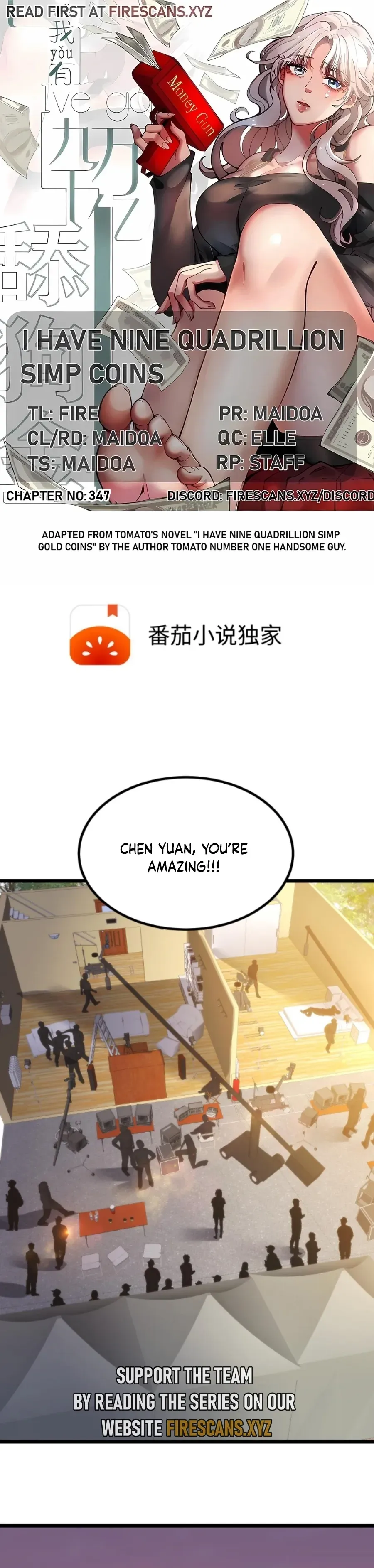 I have 90 billion licking gold Chapter 347 Online - página 1