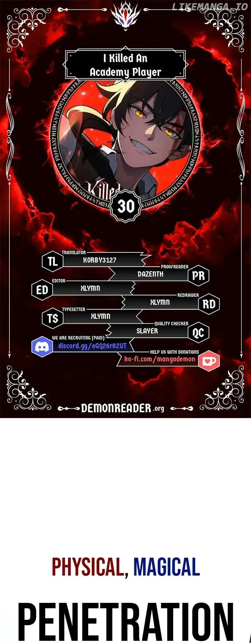 I Killed an Academy Player Chapter 30 Online - página 1