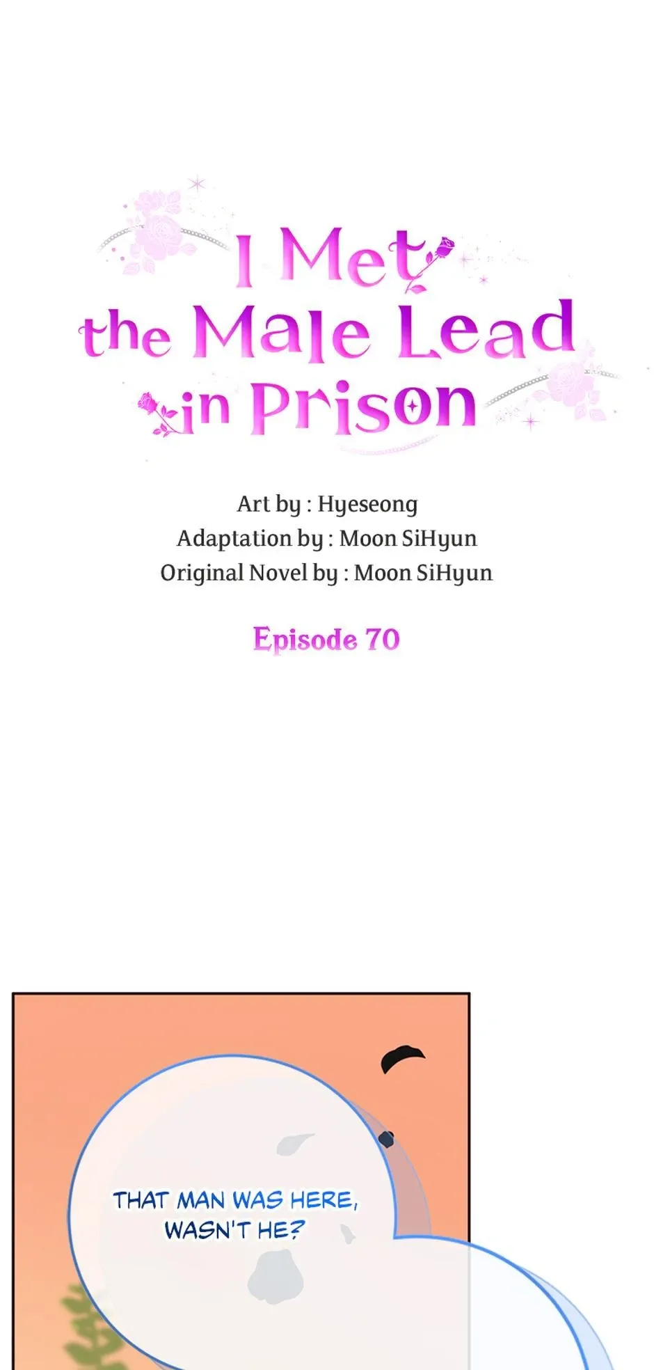 I Met the Male Lead in Prison Chapter 70 Online - página 1