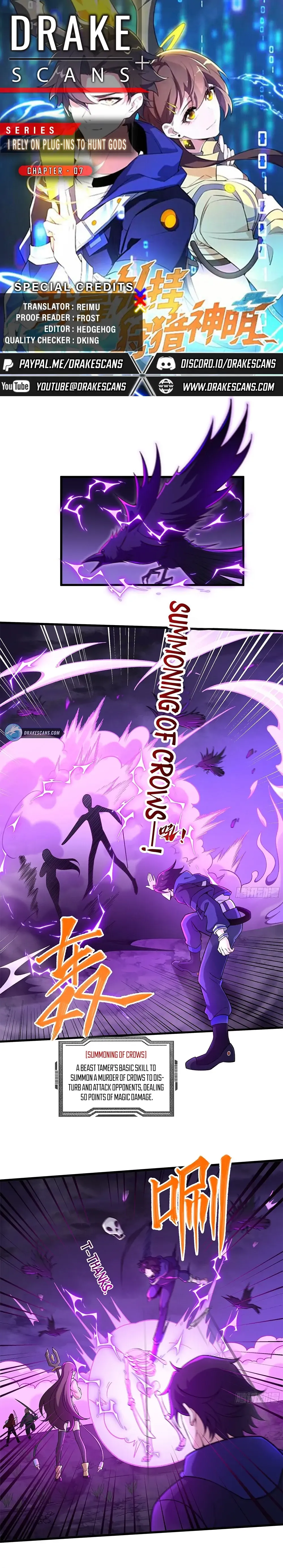 I Rely On Plug-Ins To Hunt Gods Chapter 7 Online - página 1