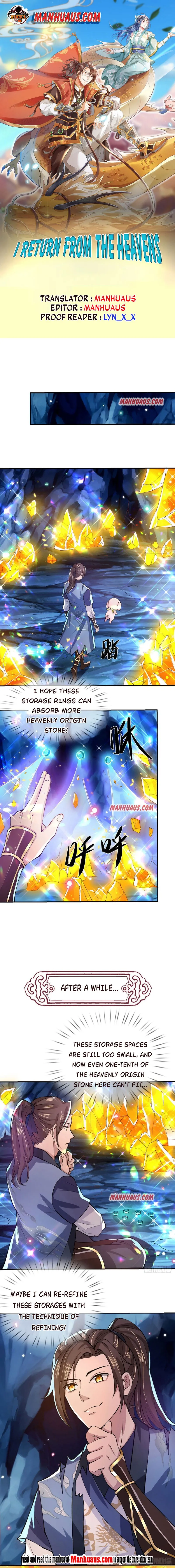 I Return from the Heaven and Worlds Chapter 25 Online - página 1