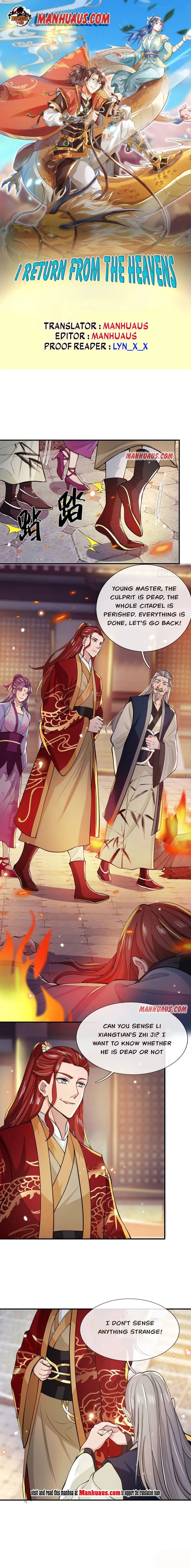 I Return from the Heaven and Worlds Chapter 28 Online - página 1