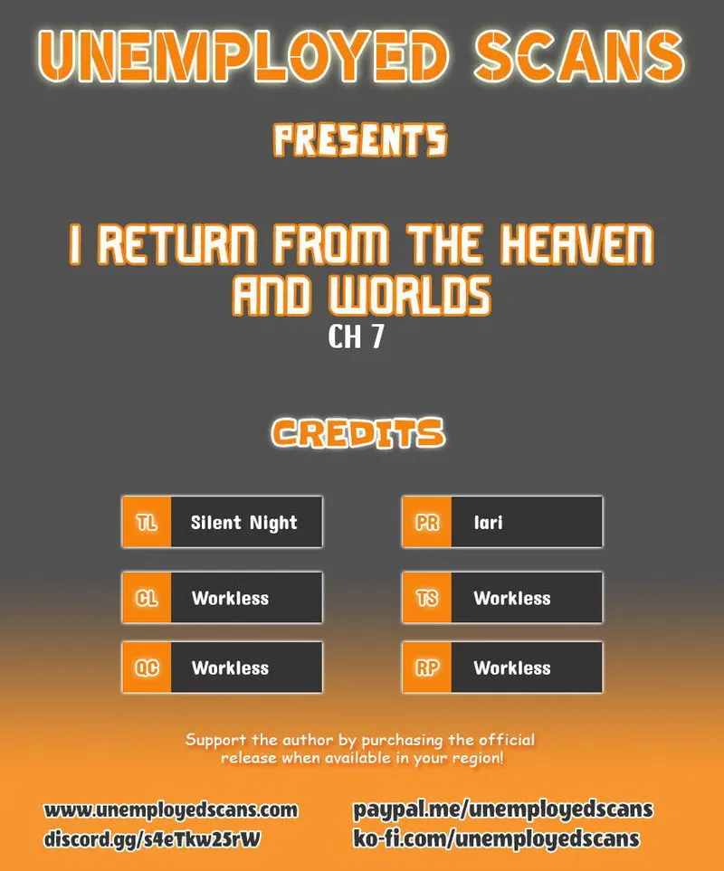 I Return from the Heaven and Worlds Chapter 9 Online - página 1