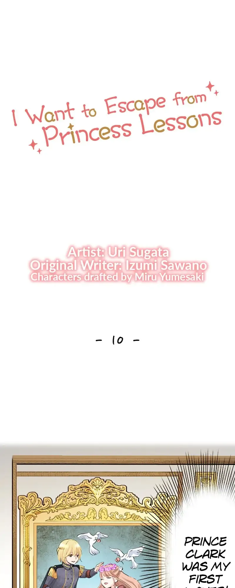 I Want to Escape from Princess Lessons Chapter 10 Online - página 1