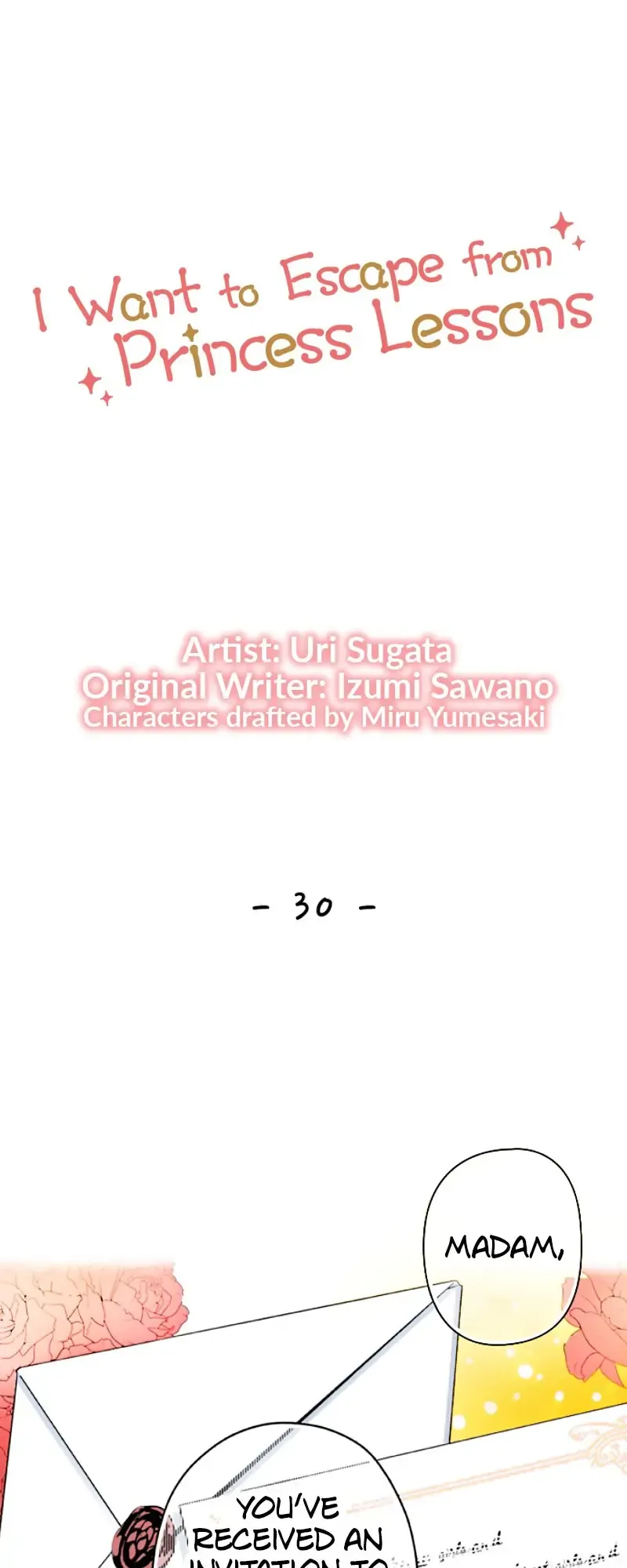 I Want to Escape from Princess Lessons Chapter 30 Online - página 1