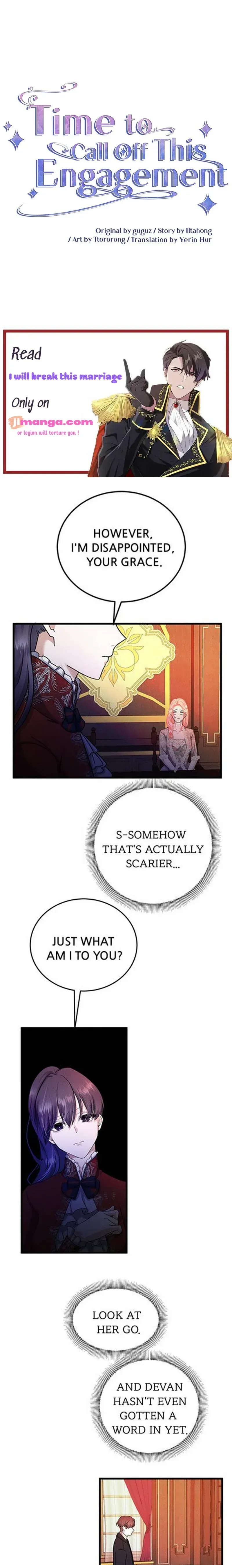 I’ll End This Engagement! Chapter 37 Online - página 1