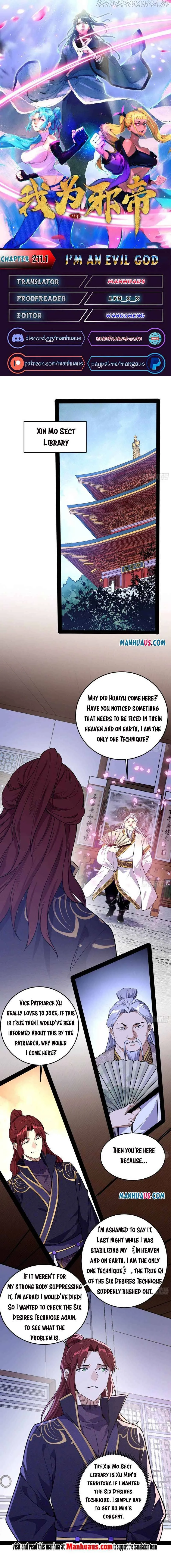I’m An Evil God Chapter 211 Online - página 1