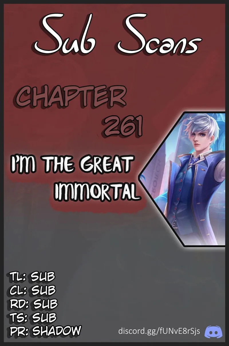 I’m The Great Immortal Chapter 261 Online - página 1