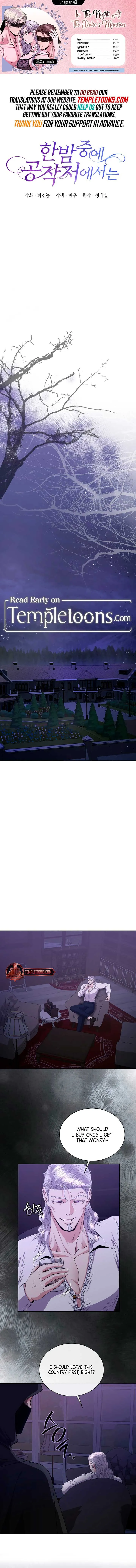In The Night, At The Duke’s Mansion Chapter 43 Online - página 1
