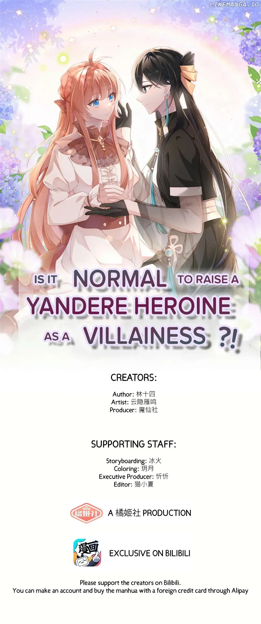 Is It Normal To Raise A Yandere Heroine As A Villainess ! Chapter 12 Online - página 1