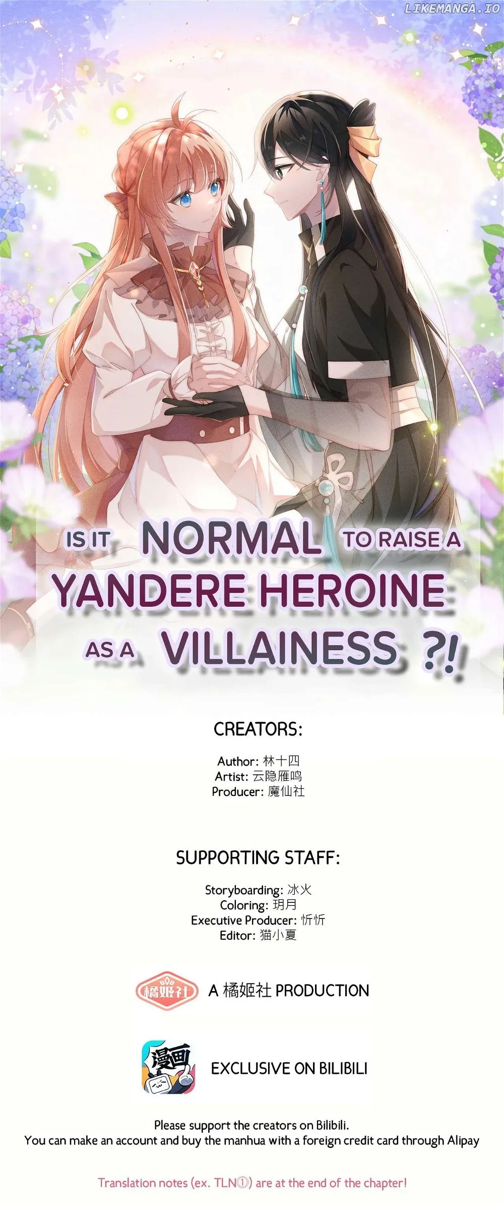 Is It Normal To Raise A Yandere Heroine As A Villainess ! Chapter 8 Online - página 1