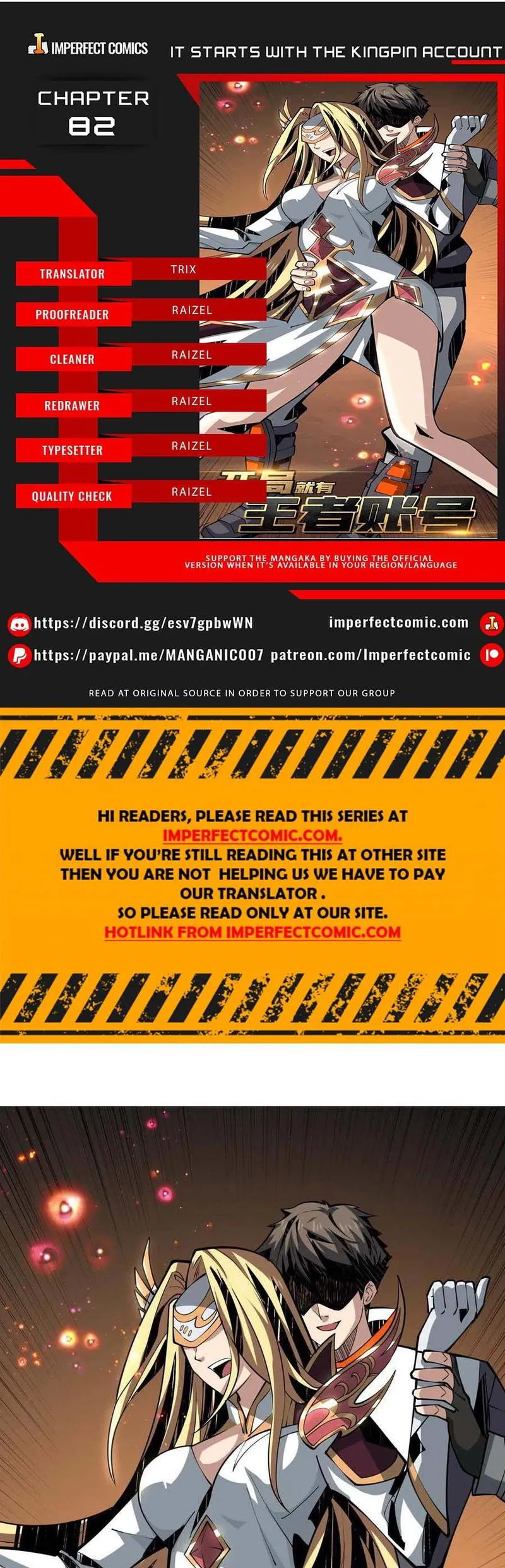 It Starts with a kingpin account Chapter 82 Online - página 1