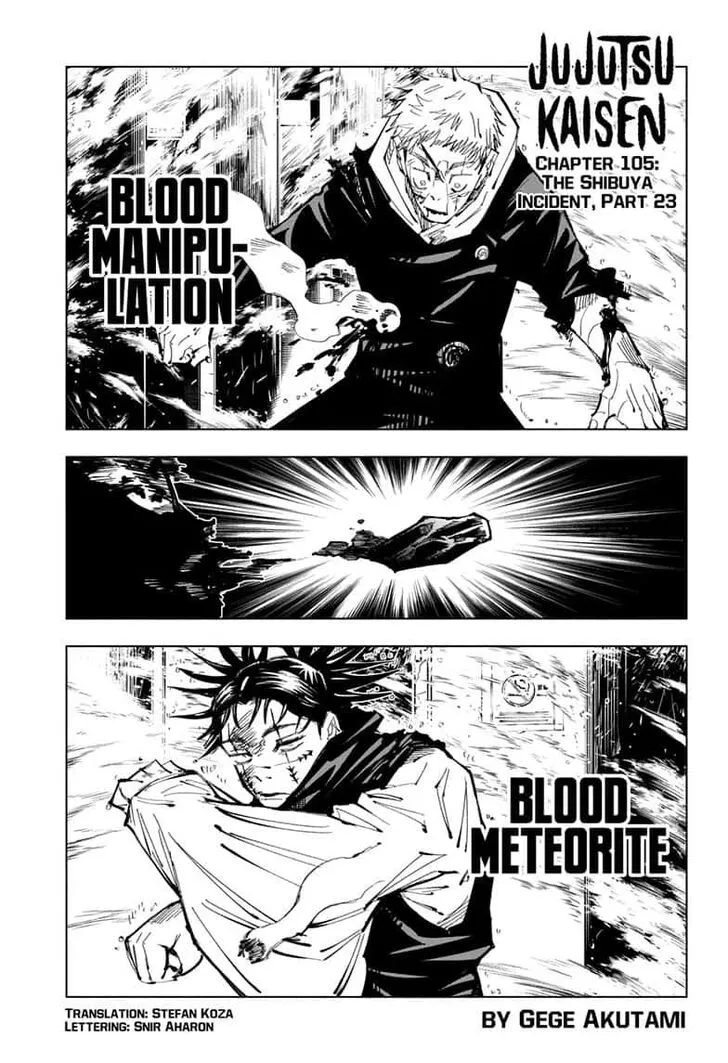 JUJUTSU KAISEN Chapter 105 Online - página 1