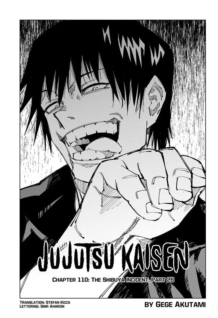 JUJUTSU KAISEN Chapter 110 Online - página 1