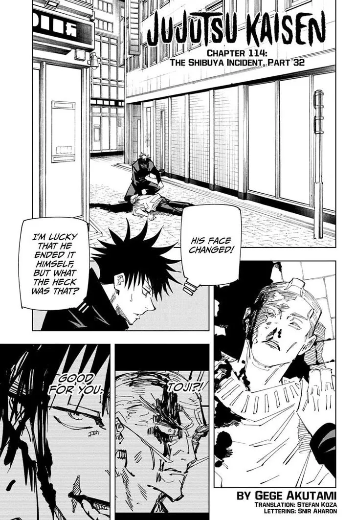 JUJUTSU KAISEN Chapter 114 Online - página 1