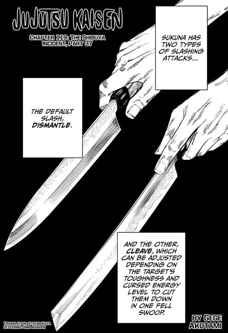 JUJUTSU KAISEN Chapter 119 Online - página 1