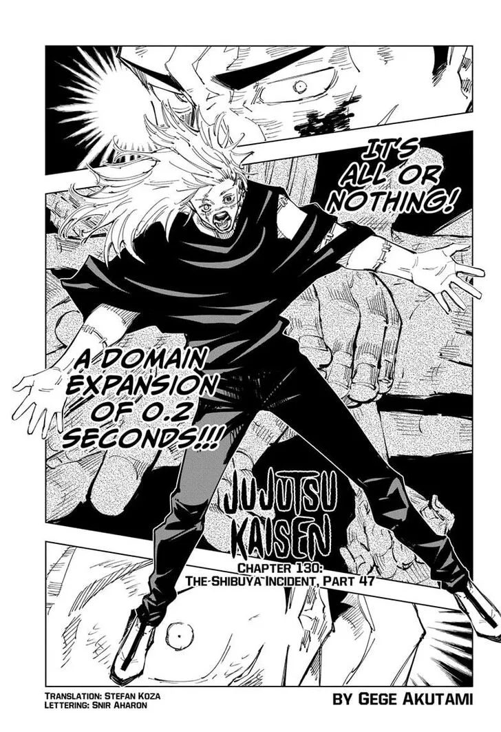 JUJUTSU KAISEN Chapter 130 Online - página 2