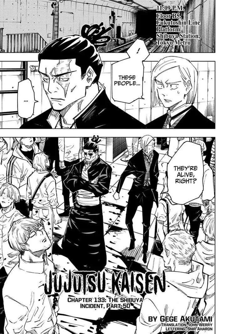 JUJUTSU KAISEN Chapter 133 Online - página 1