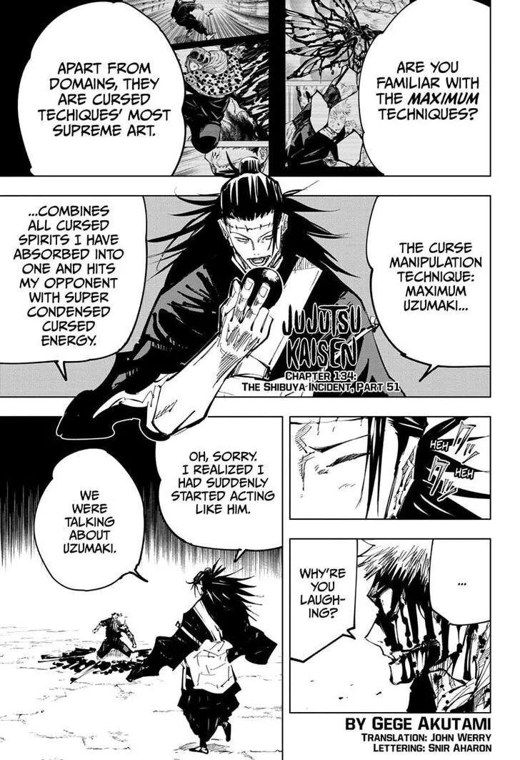 JUJUTSU KAISEN Chapter 134 Online - página 2