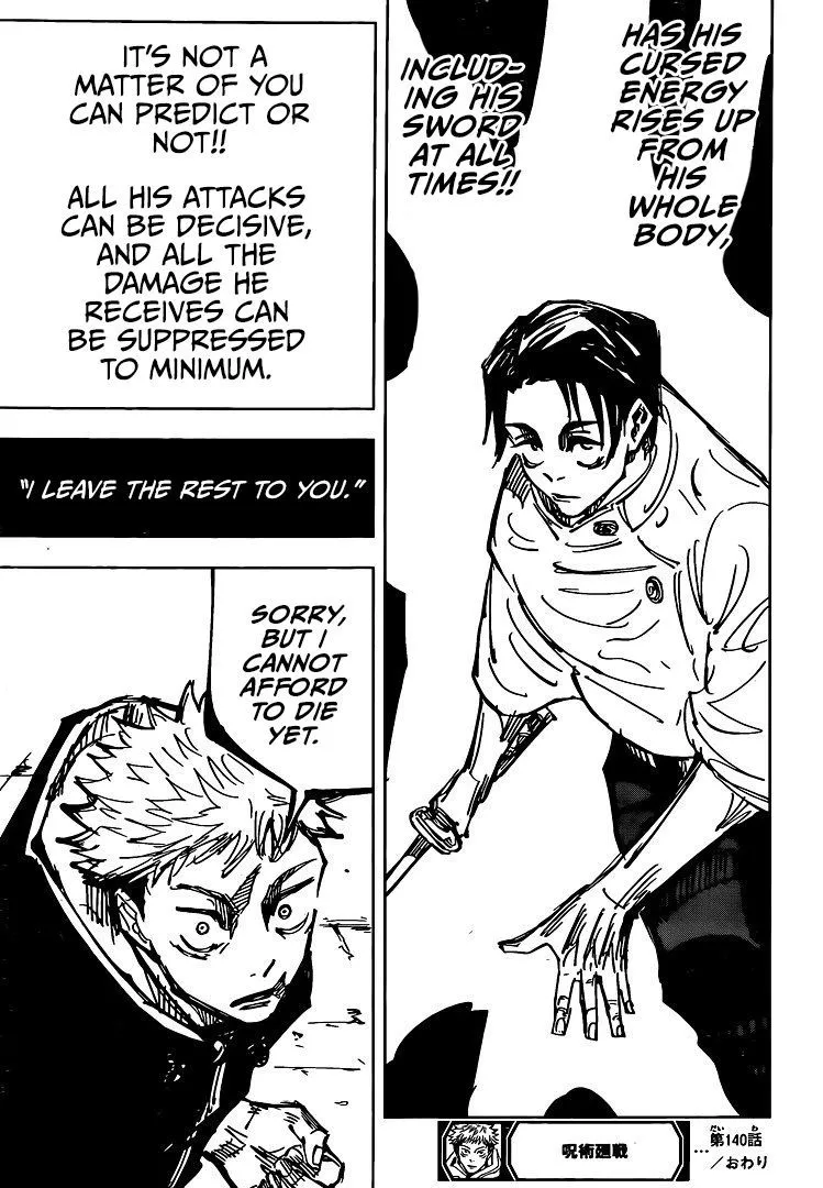 JUJUTSU KAISEN Chapter 140 Online - página 19