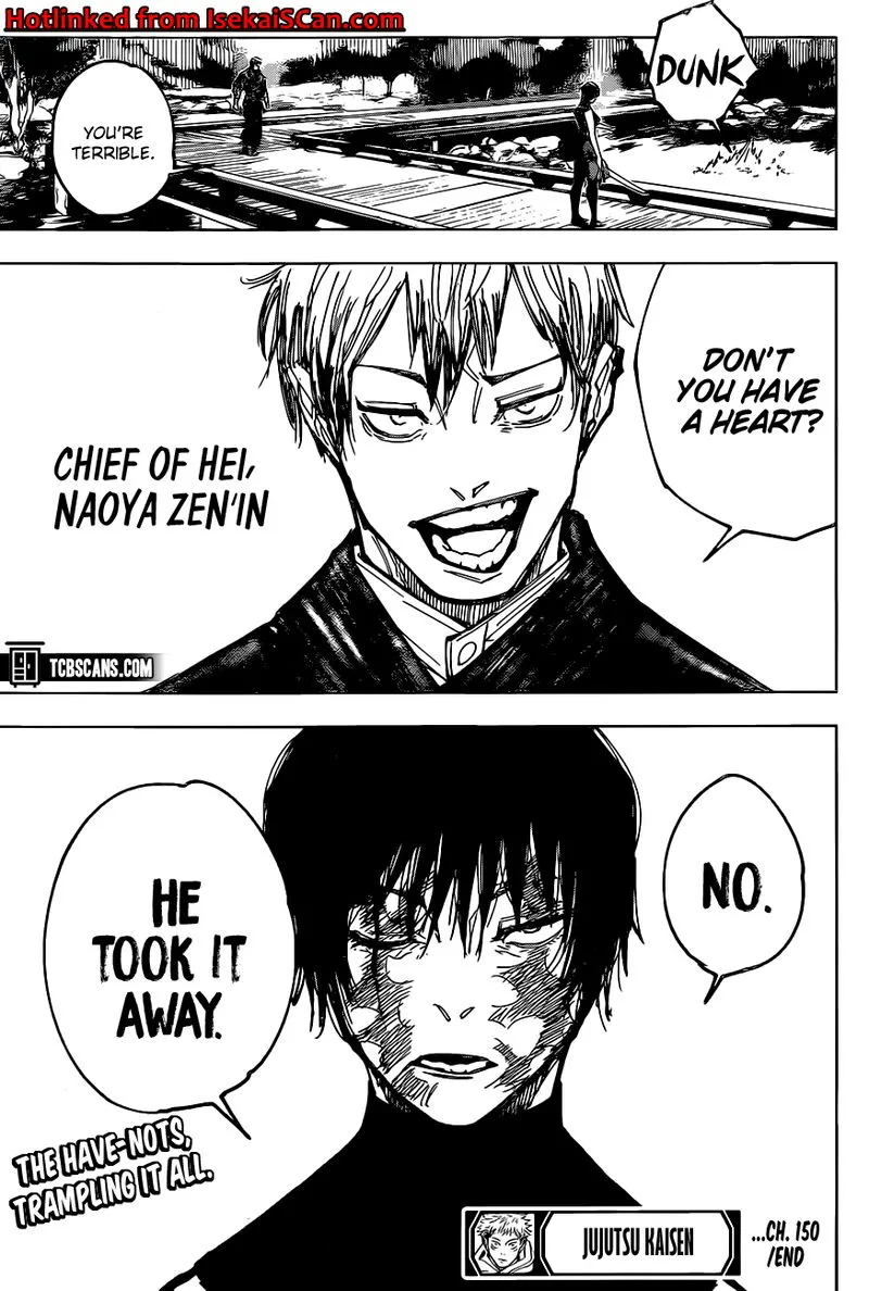 JUJUTSU KAISEN Chapter 150 Online - página 22