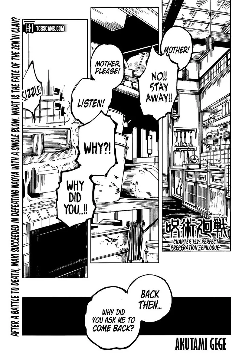 JUJUTSU KAISEN Chapter 152 Online - página 1