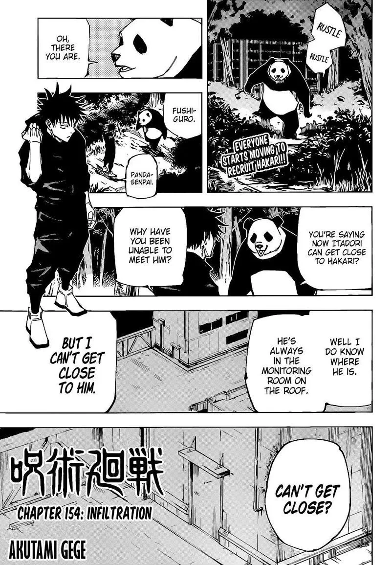 JUJUTSU KAISEN Chapter 154 Online - página 1
