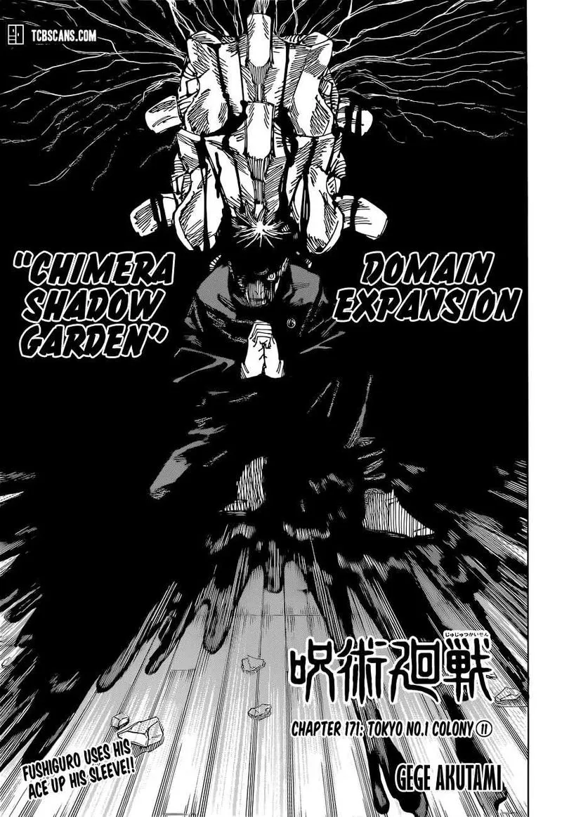 JUJUTSU KAISEN Chapter 171 Online - página 1