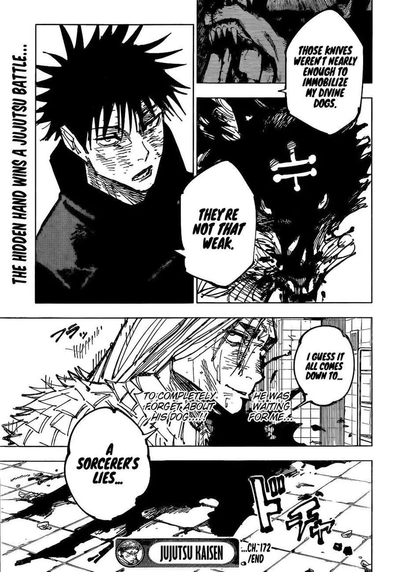 JUJUTSU KAISEN Chapter 172 Online - página 17