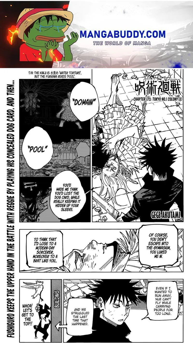JUJUTSU KAISEN Chapter 173 Online - página 1