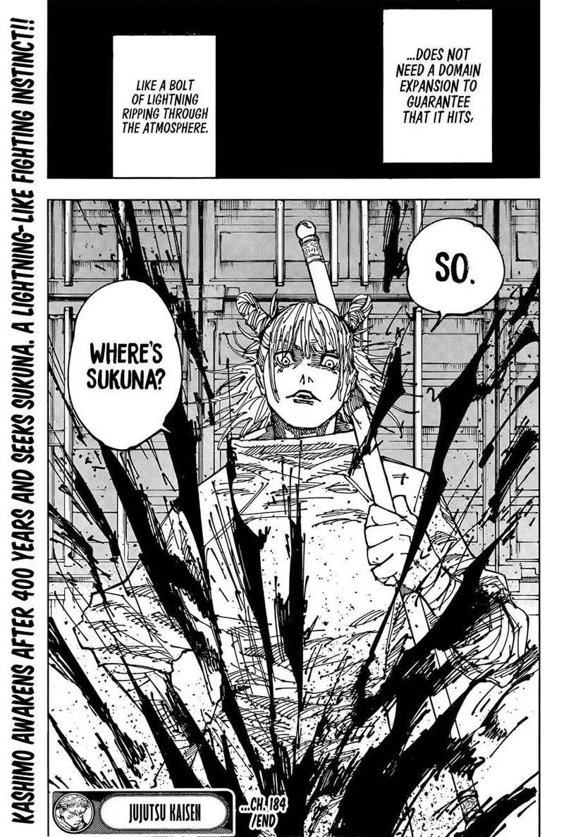 JUJUTSU KAISEN Chapter 184 Online - página 20