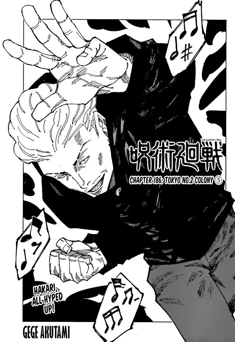 JUJUTSU KAISEN Chapter 186 Online - página 1