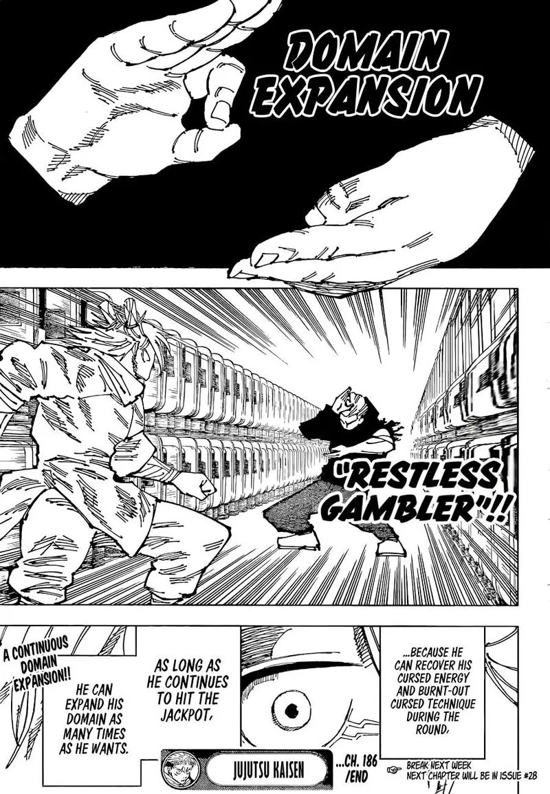 JUJUTSU KAISEN Chapter 186 Online - página 18