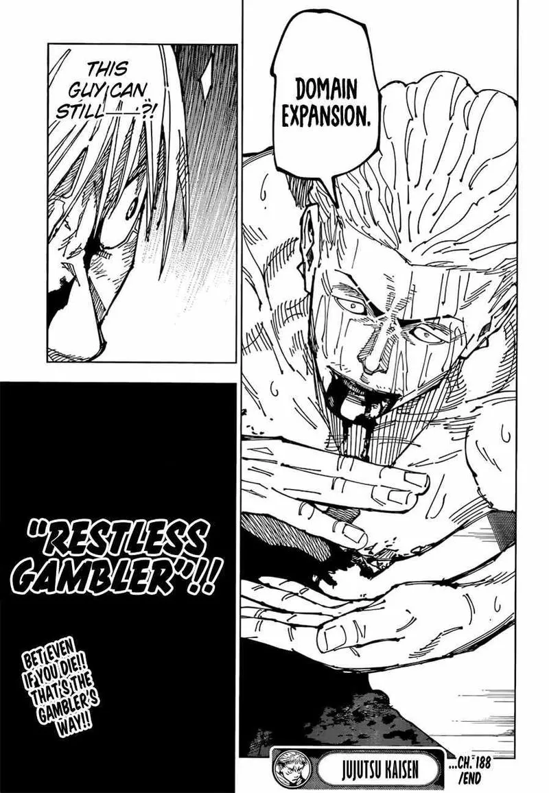 JUJUTSU KAISEN Chapter 188 Online - página 17