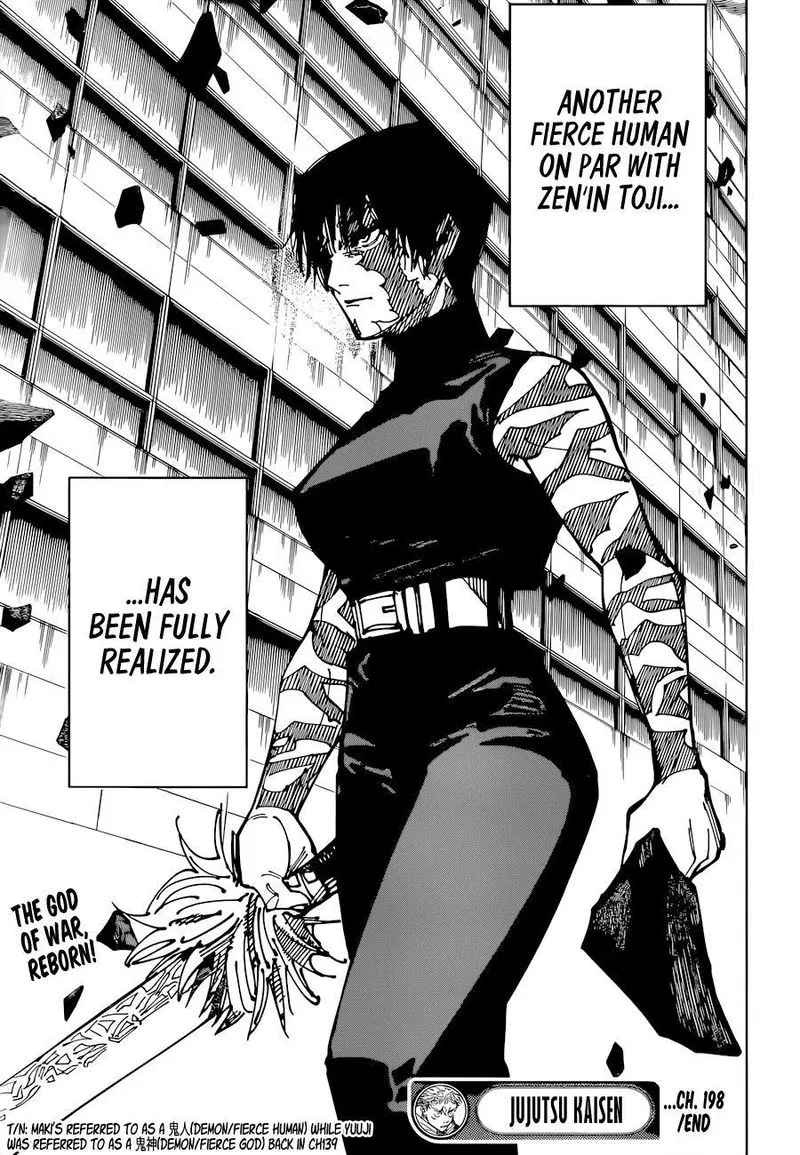 JUJUTSU KAISEN Chapter 198 Online - página 19