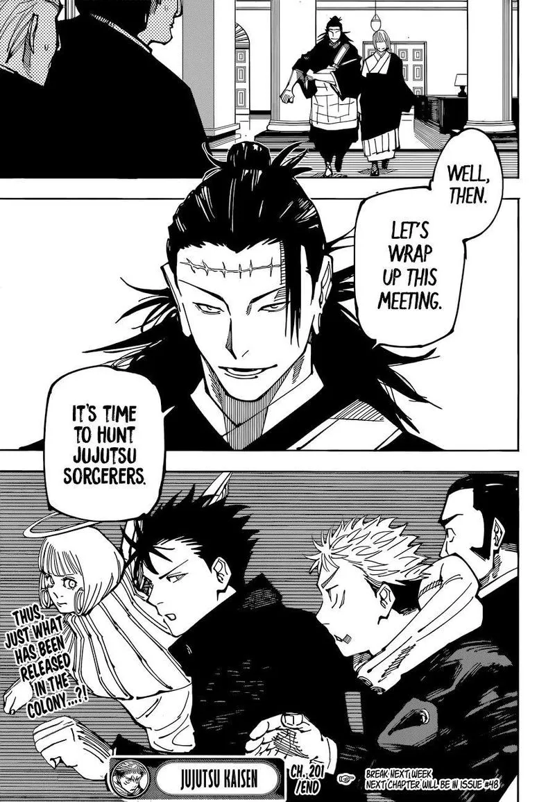 JUJUTSU KAISEN Chapter 201 Online - página 19