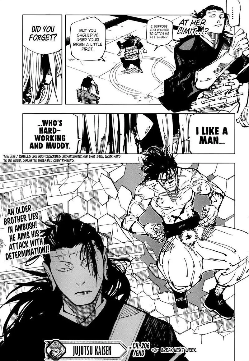 JUJUTSU KAISEN Chapter 206 Online - página 20