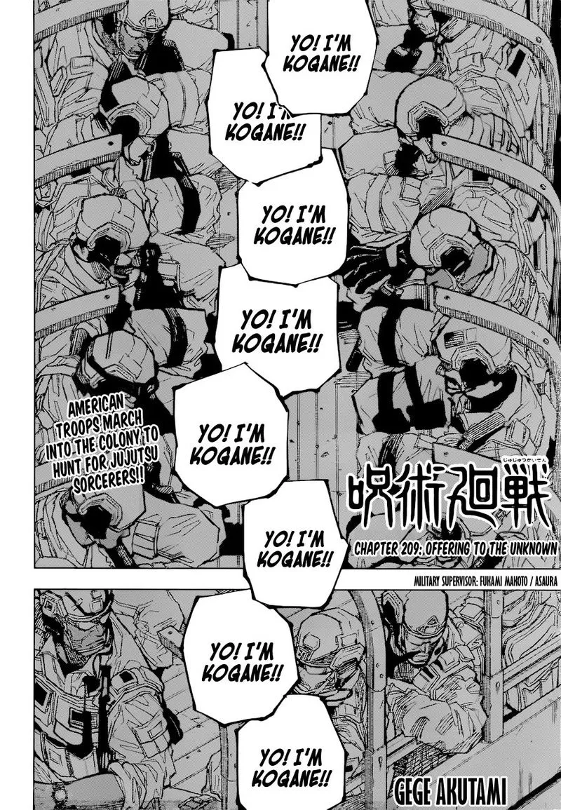 JUJUTSU KAISEN Chapter 209 Online - página 3