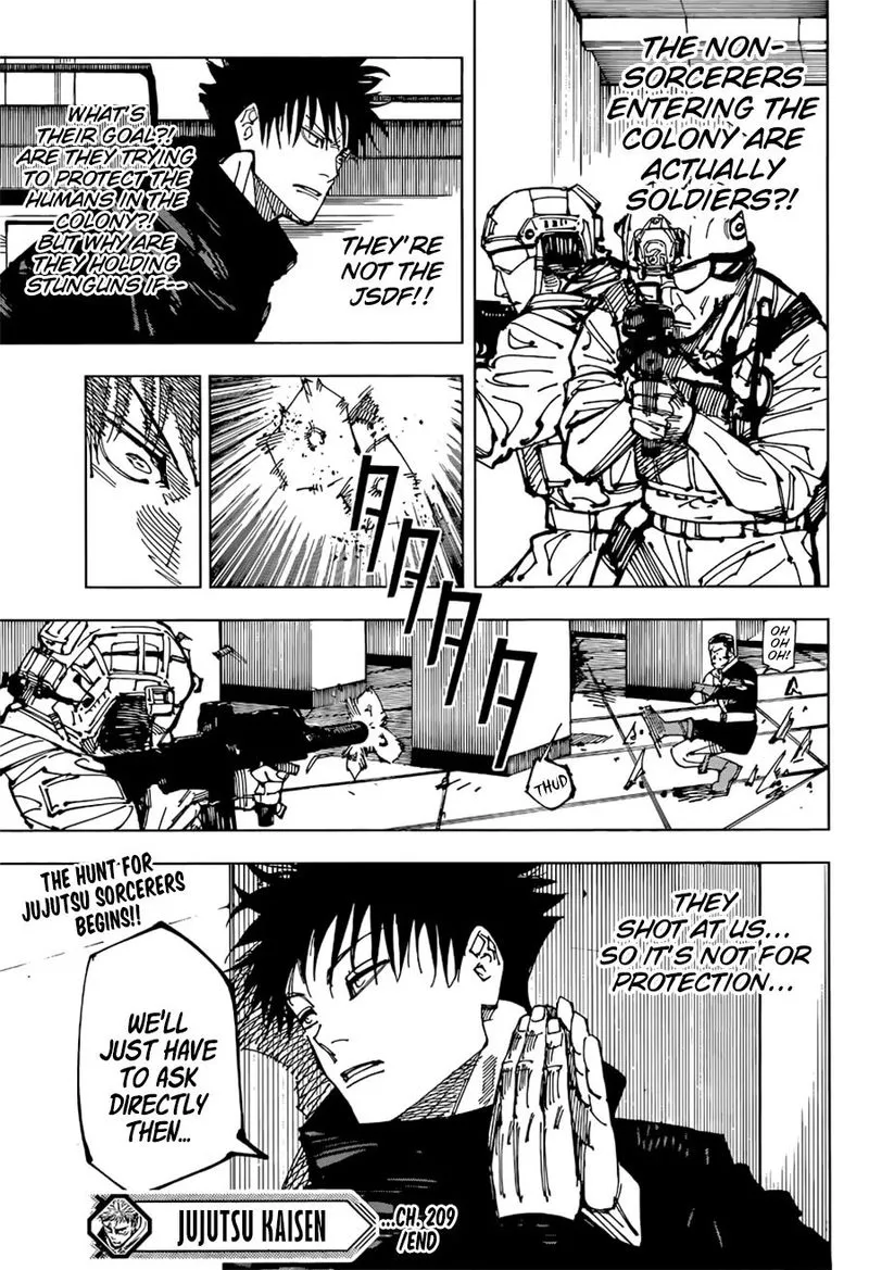 JUJUTSU KAISEN Chapter 209 Online - página 20