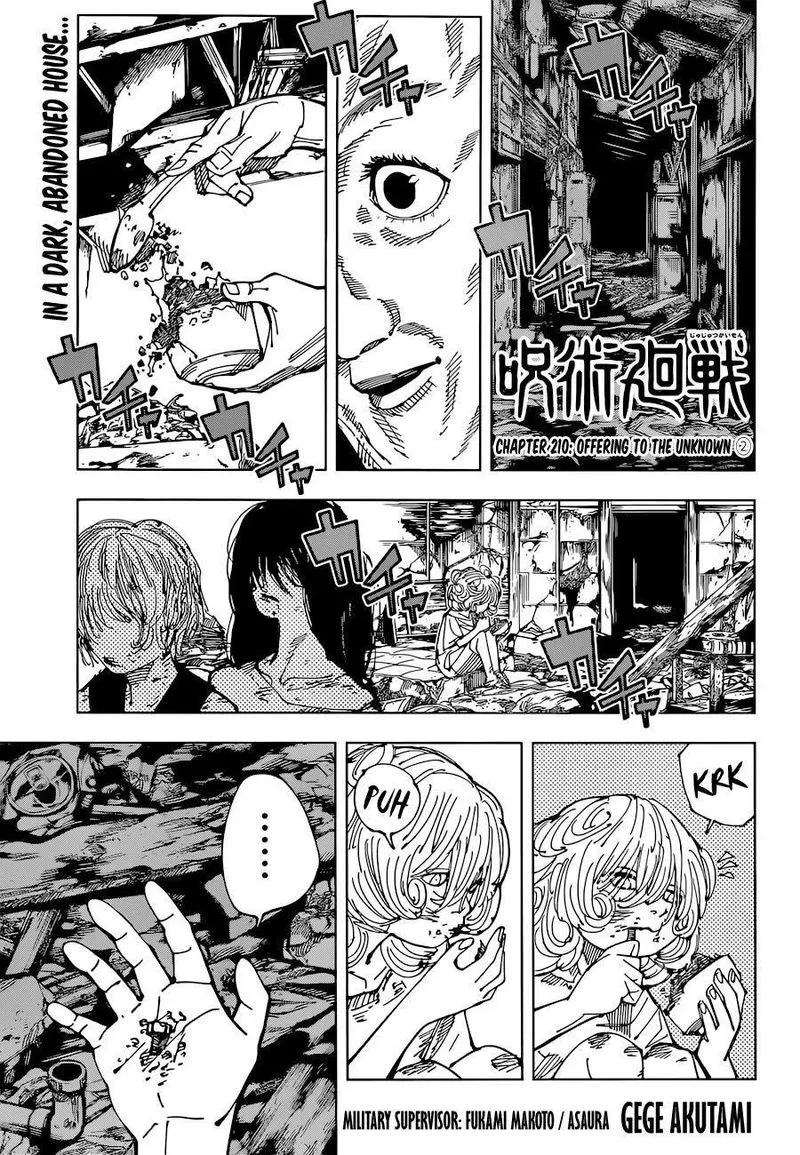 JUJUTSU KAISEN Chapter 210 Online - página 1