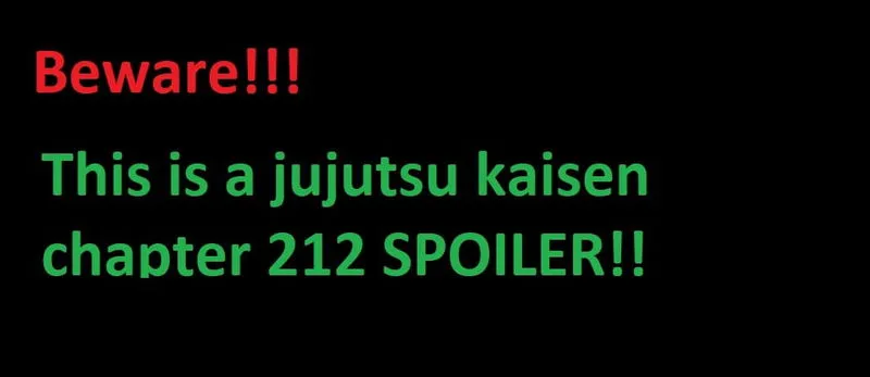 JUJUTSU KAISEN Chapter 212 Online - página 1